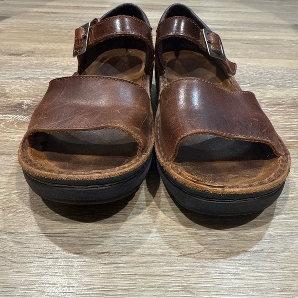 NOAT Sandals Size US/11 EU/41 Women's Dark Brown Leather Sandals - Picture 5 of 13